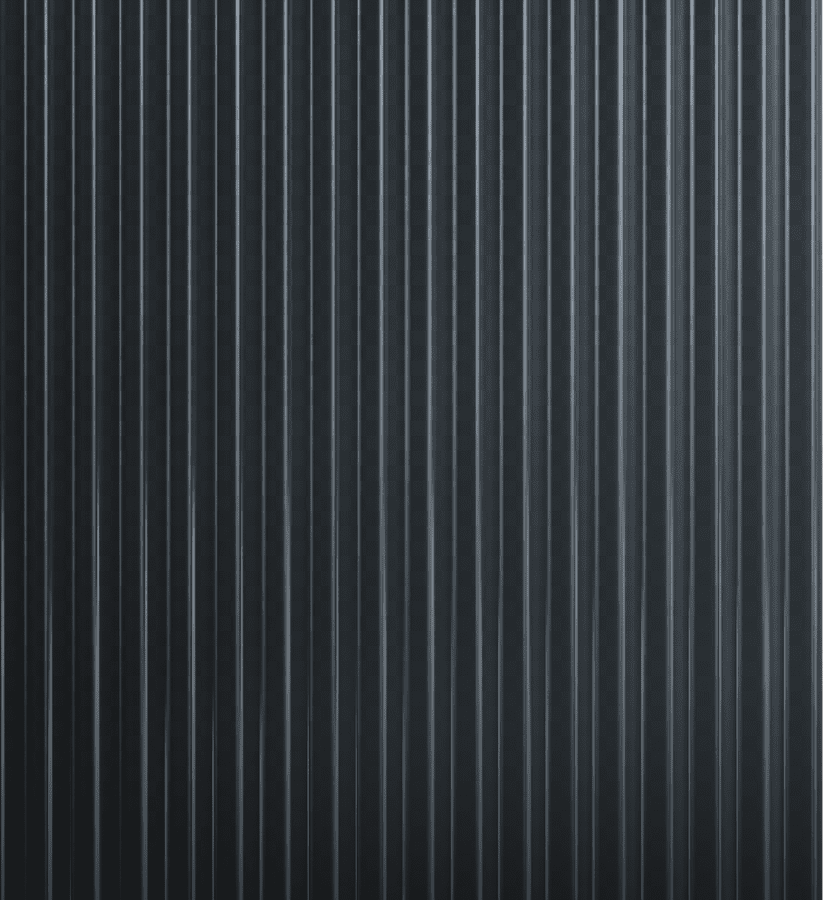 Dark corrugated metal surface